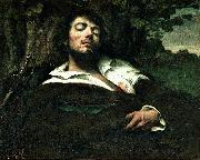 Gustave Courbet Wounded Man Spain oil painting artist